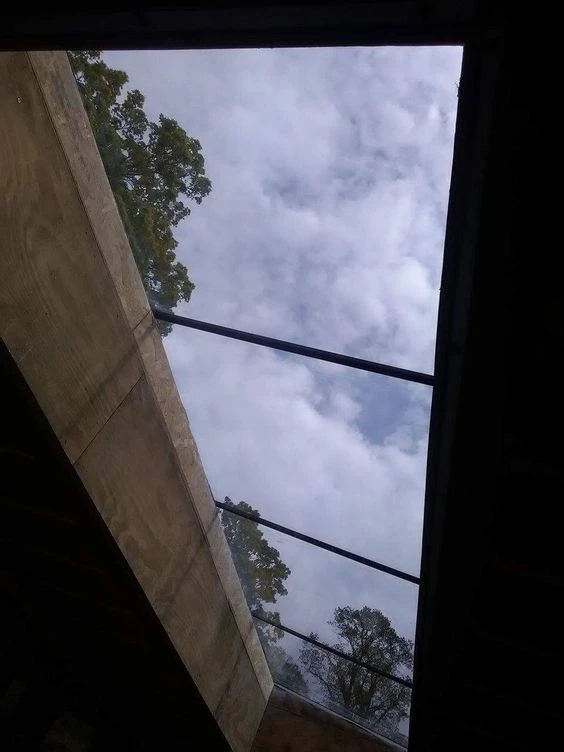 rooflight viewed from below
