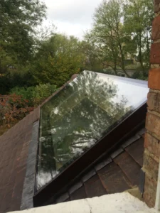 rooflight installed