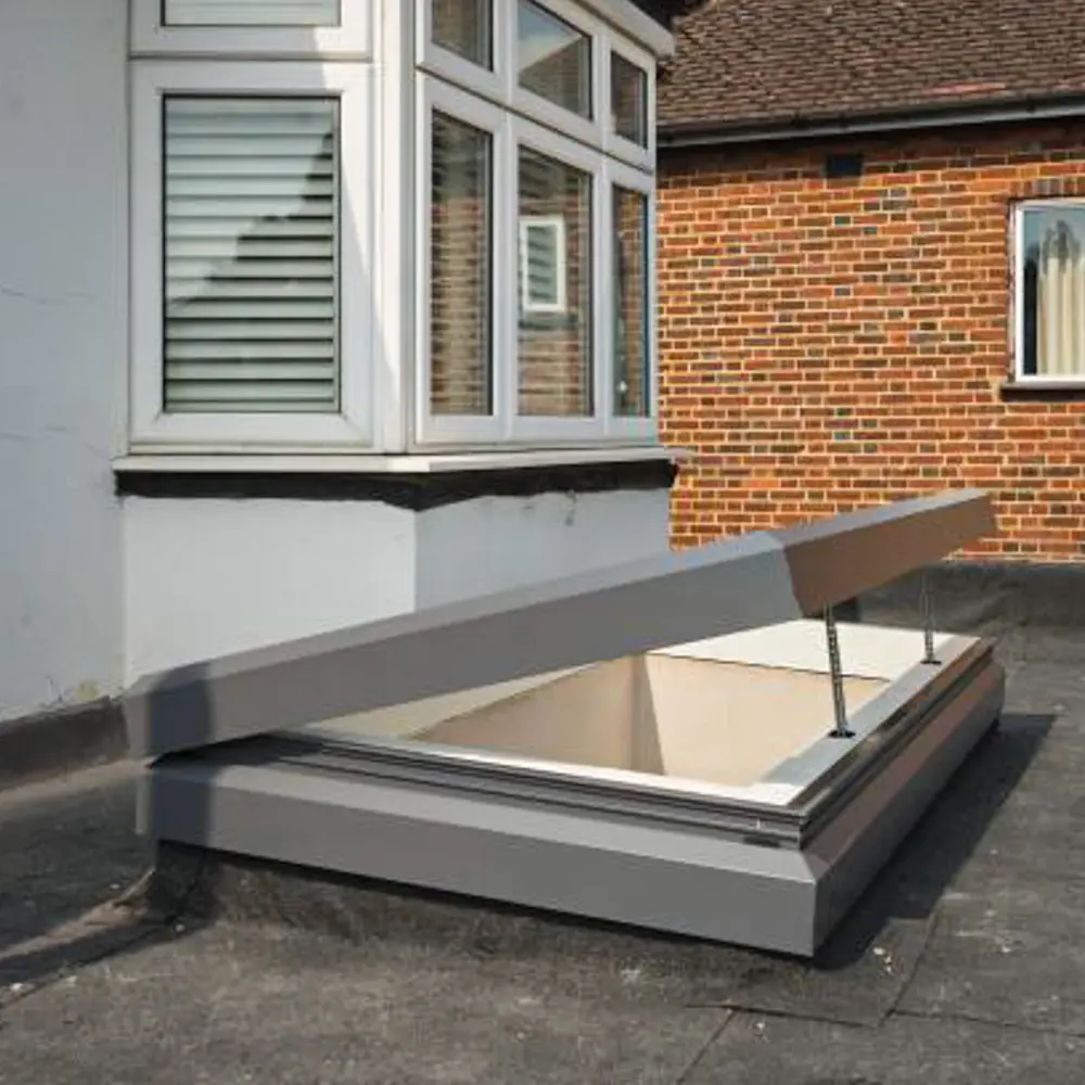 Electric opening rooflight