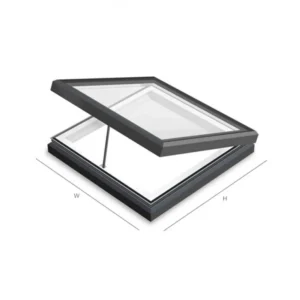 Electric opening rooflight