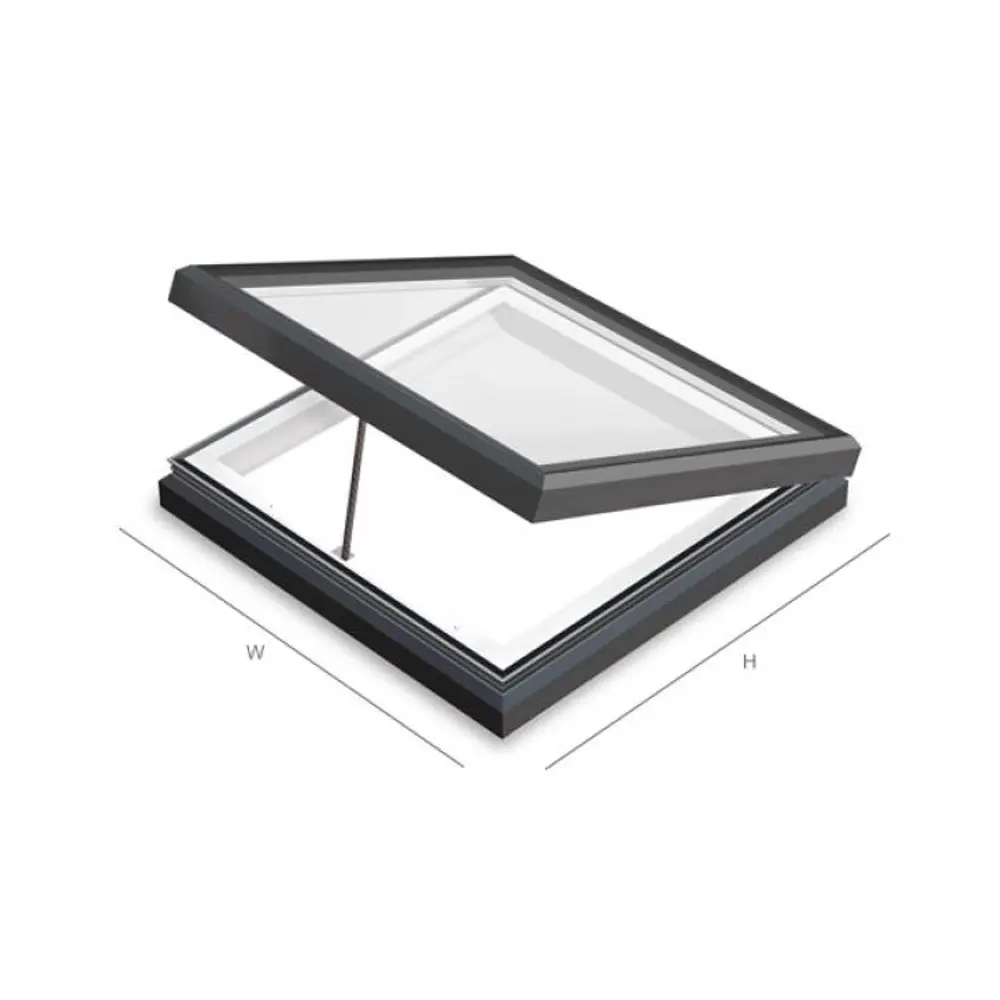 Electric opening rooflight